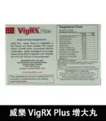 威樂 VigRX Plus 陰莖增大丸 原廠正品｜增長增粗【大樹藥局】：圖片 3