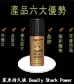 鯊魚持久液 DEADLY SHARK 48000 丨外用延時噴霧 原廠正品：圖片 5
